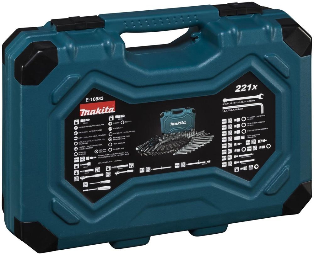 塞*馬様 MAKITA 充電式ケリ-ナ Makita 227 Piece General Maintenance Kit Spanner Screwdriver